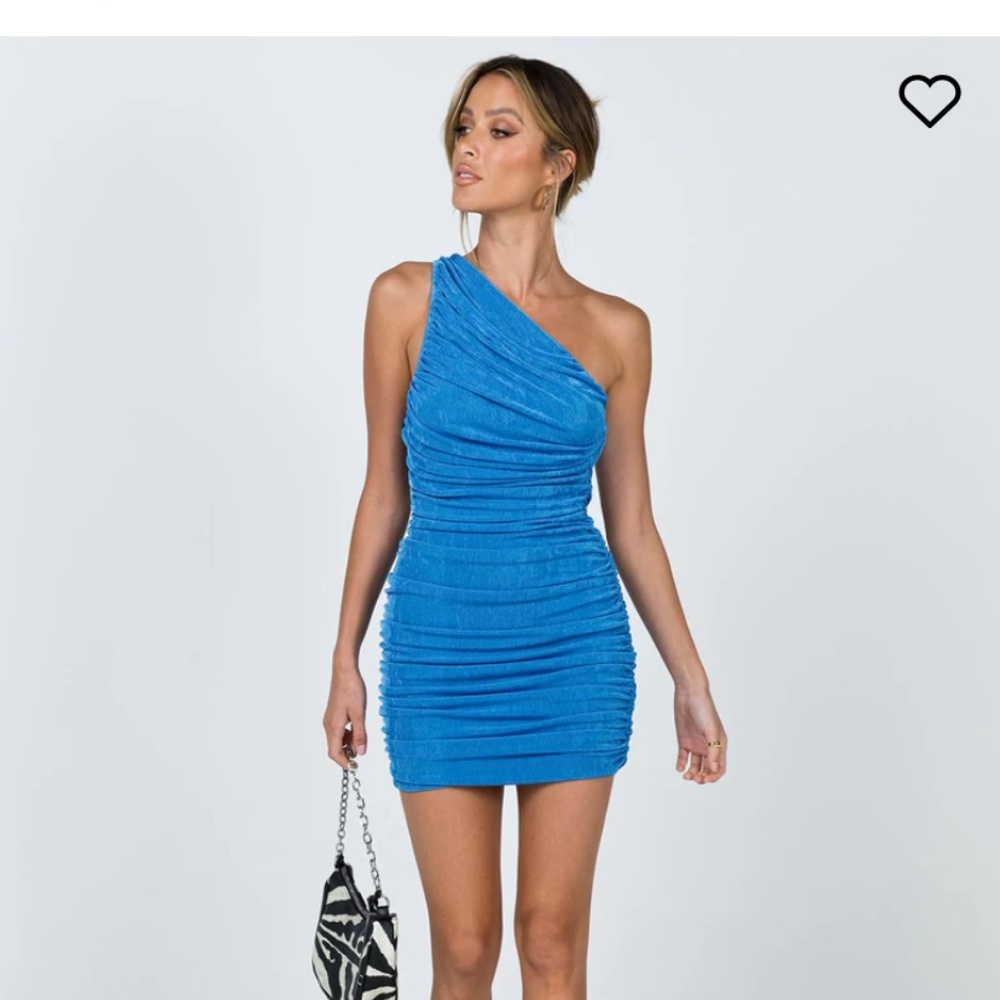 Lioness blue asymmetric dress